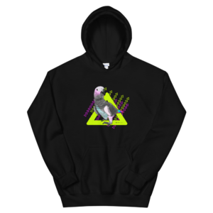 VETAHEAD African Grey Parrot Unisex Hoodie